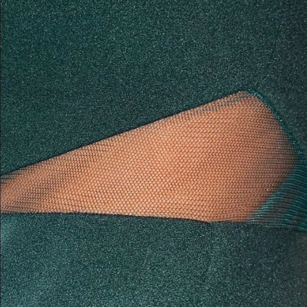 Emerald green formal dress